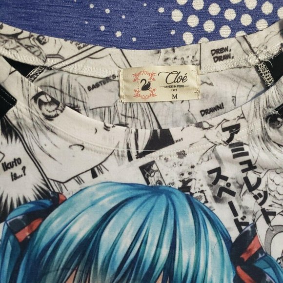 Kawaii Hatsune Miku Anime Manga Shirt - Picture 3 of 4